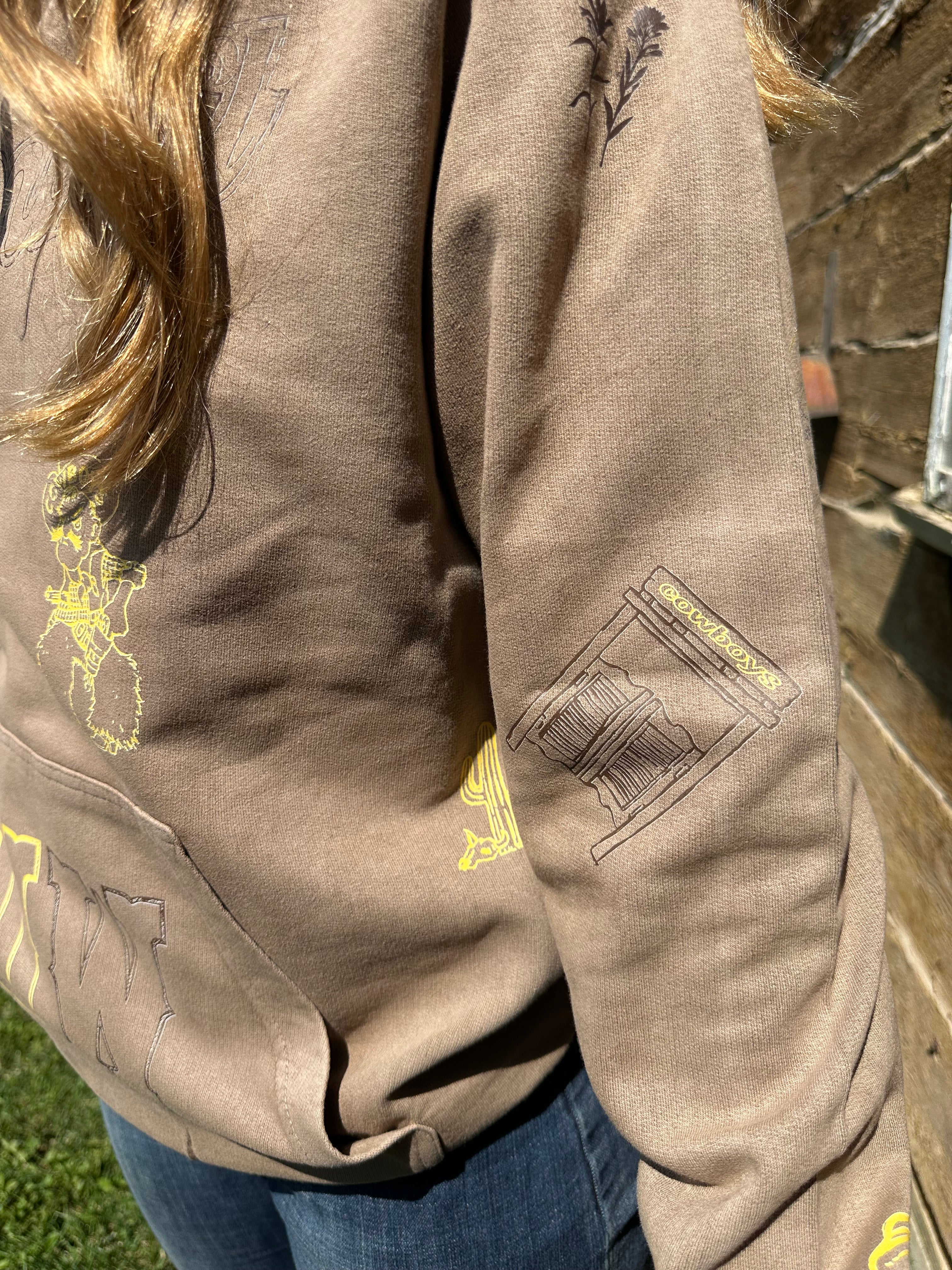UW collage vintage hoodie