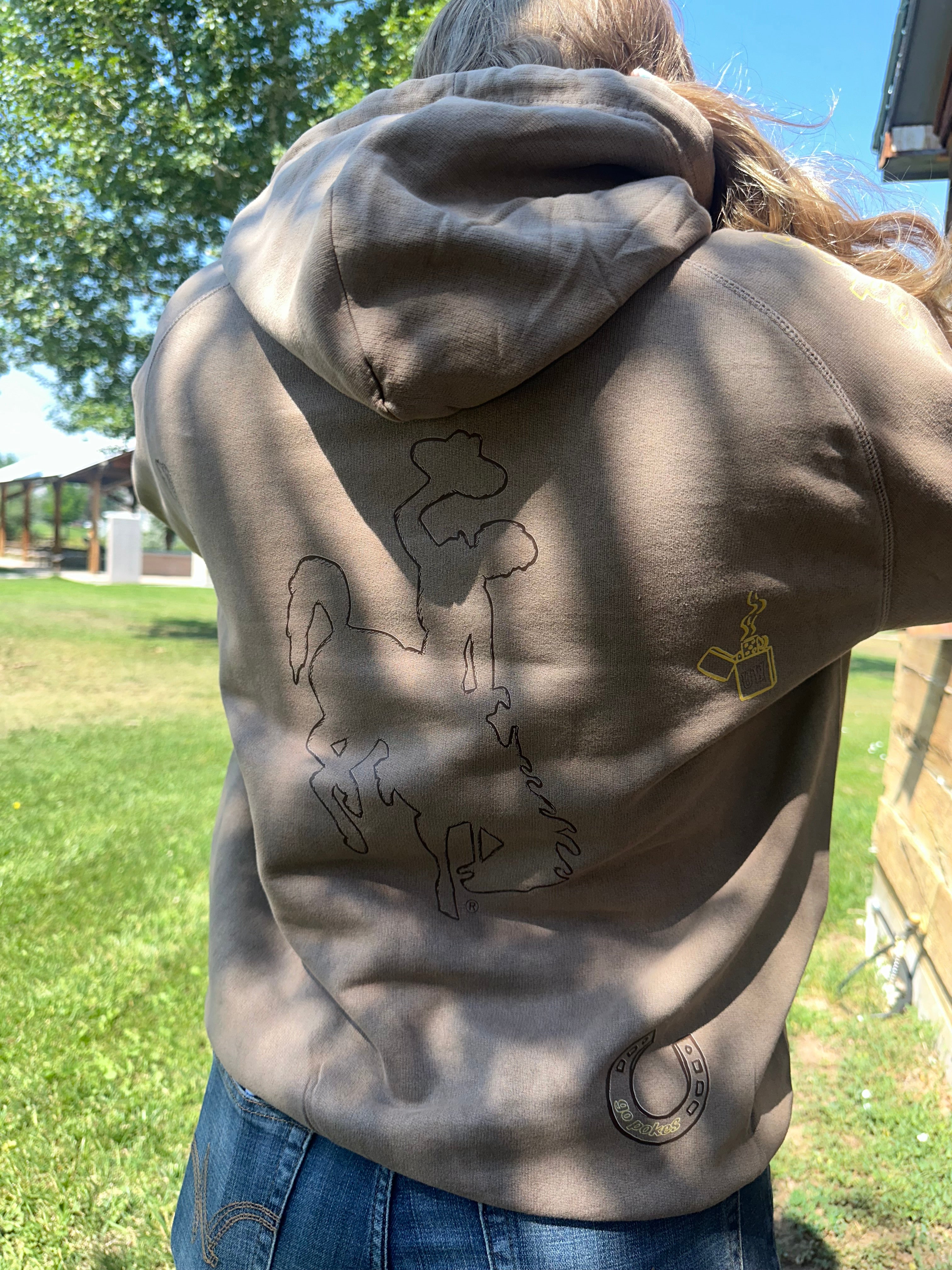 UW collage vintage hoodie