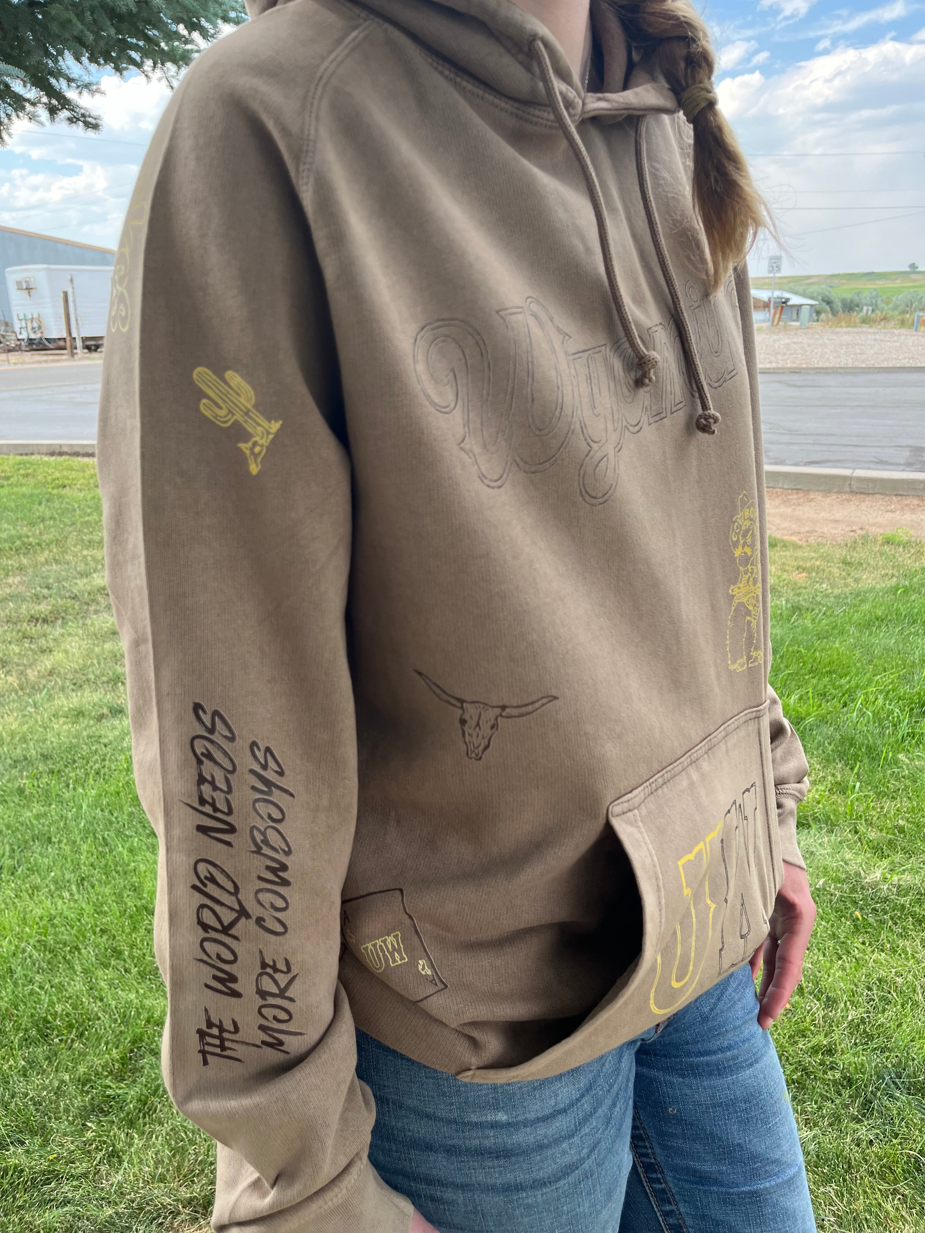 UW collage vintage hoodie