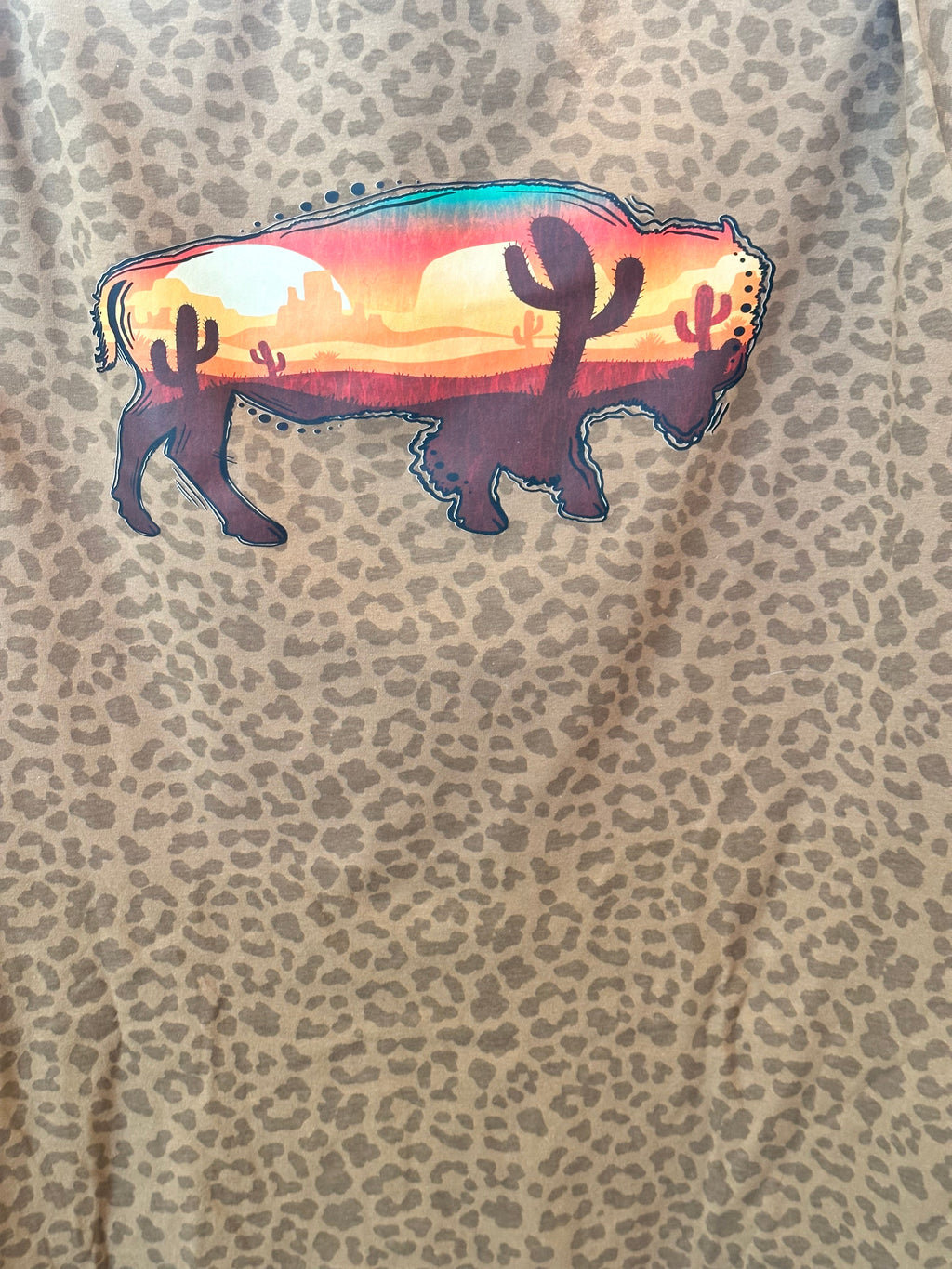 Wild West Buffalo T-shirt-Burning Presses