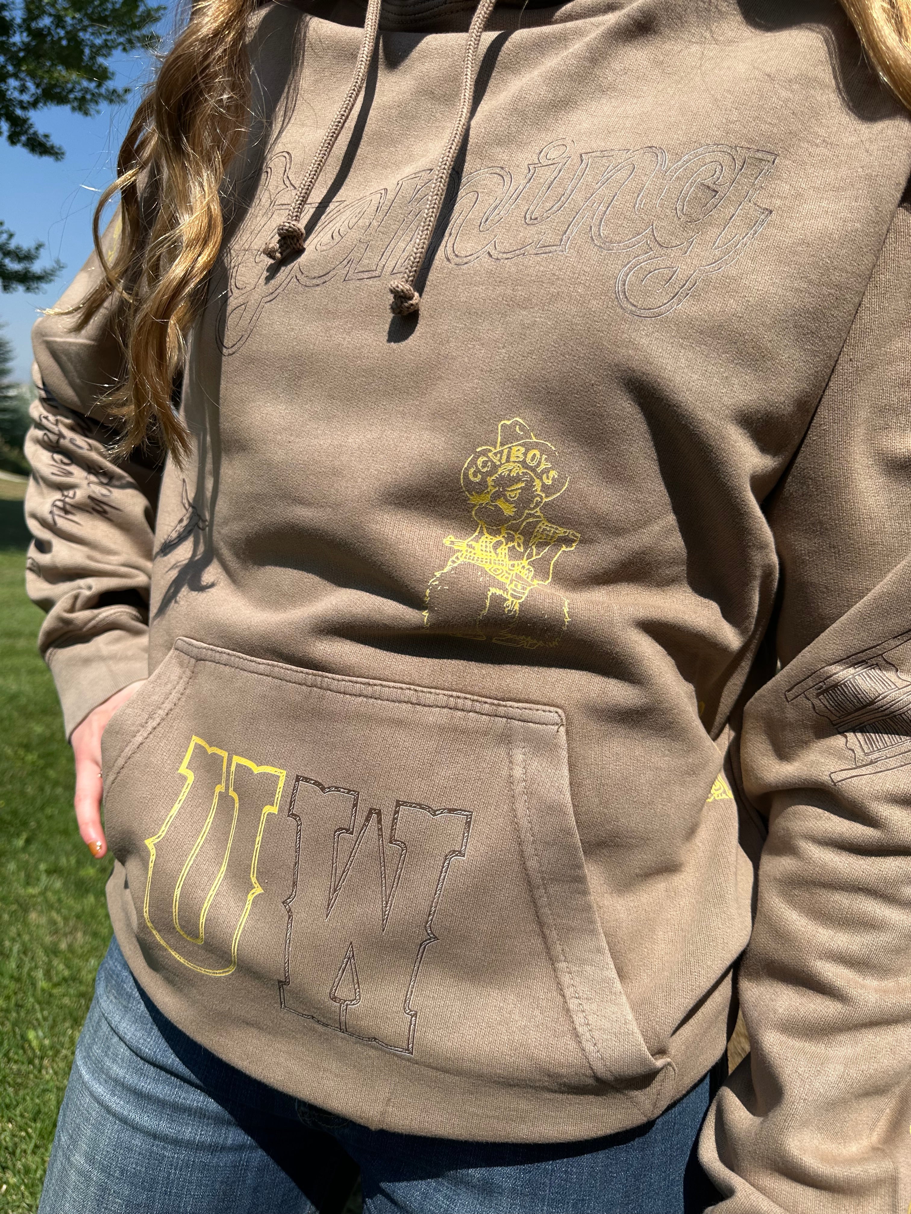 UW collage vintage hoodie