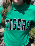 Green Tigers Mock Neck