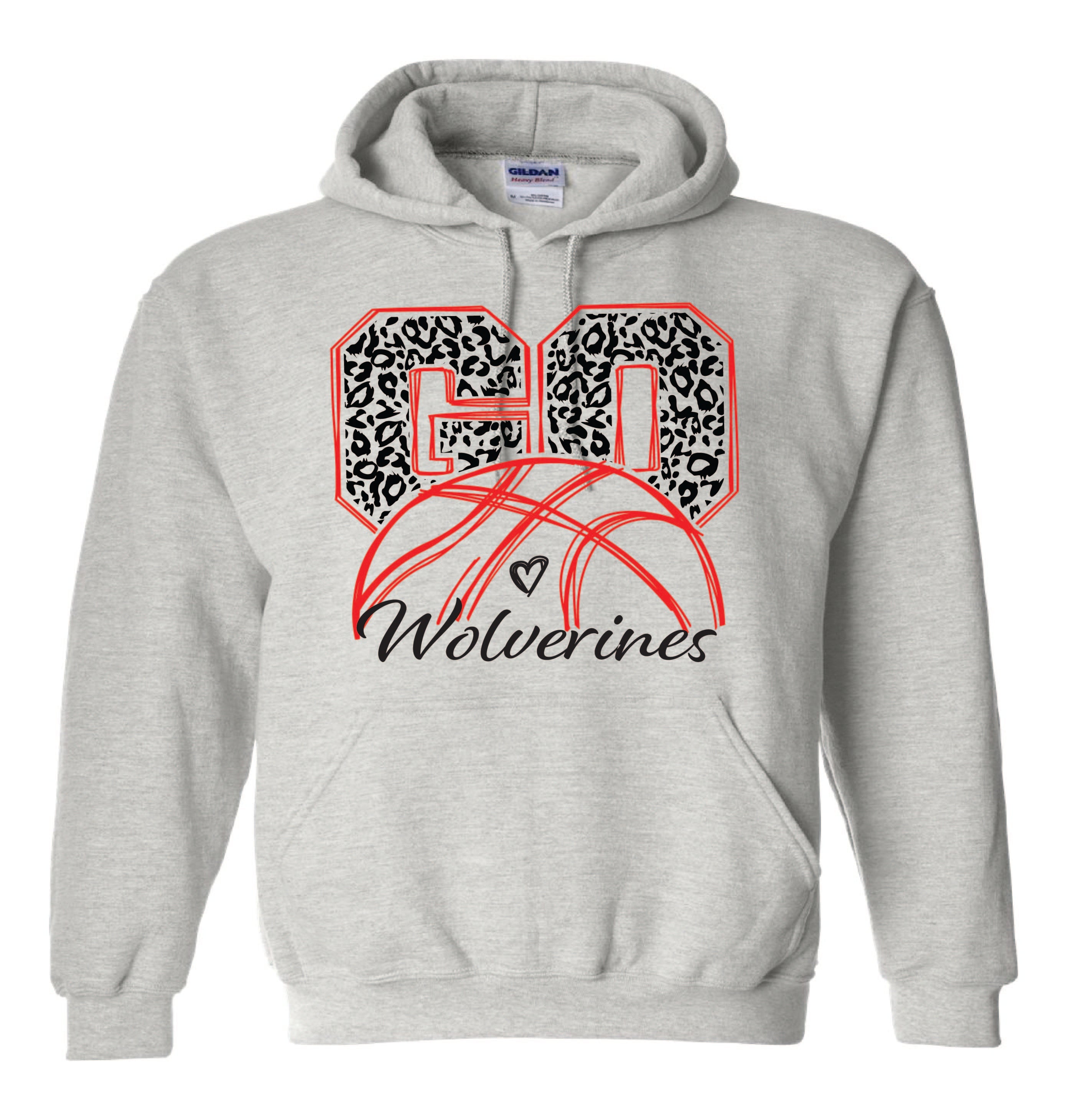 Riverton Wolverines Basketball Hoodie