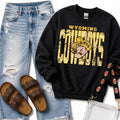 Wyoming Cowboys Stripes Crewneck