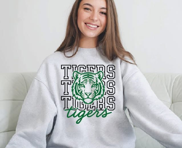 Tigers Tigers Tigers crewneck or T-Shirt