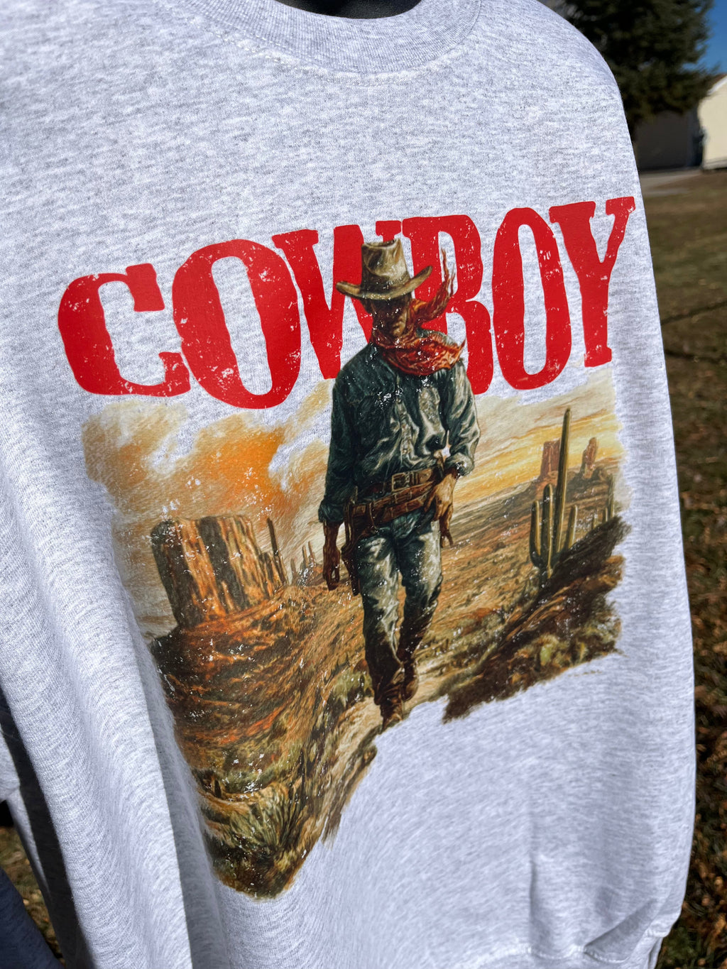 Cowboy crewneck