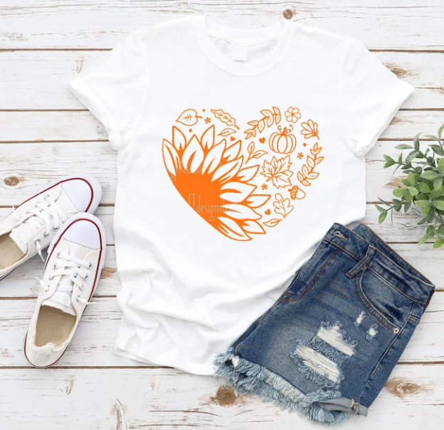 SS152 Fall Sunflower Screen Print