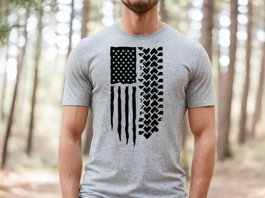 SS49 Tread Mark Flag Print Transfer