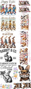 Easter Premade DTF Gang Sheet 21 x 60