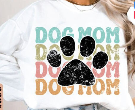 3810 Dog Mom DTF/Sublimation Transfer