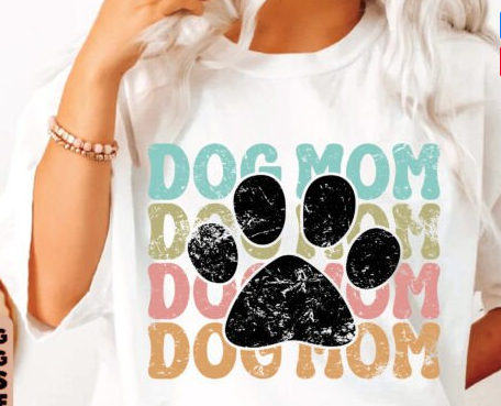 3810 Dog Mom DTF/Sublimation Transfer