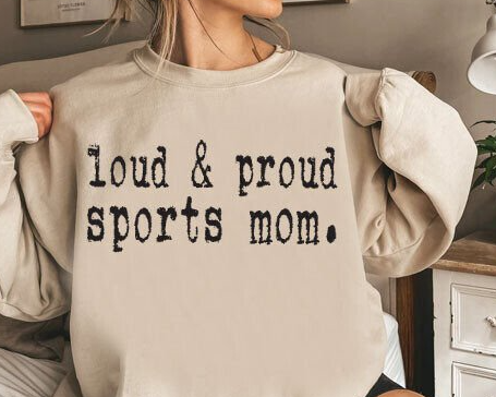 3813 Loud and Proud Sports Mom DTF/Sublimation Transfer