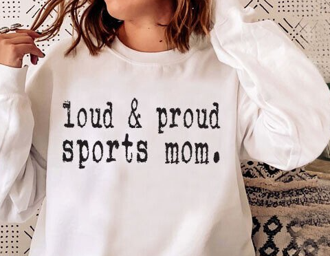 3813 Loud and Proud Sports Mom DTF/Sublimation Transfer