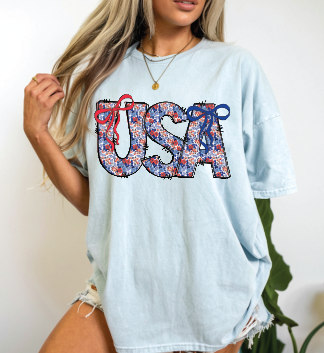 USA Bows DTF/Sublimation Transfers