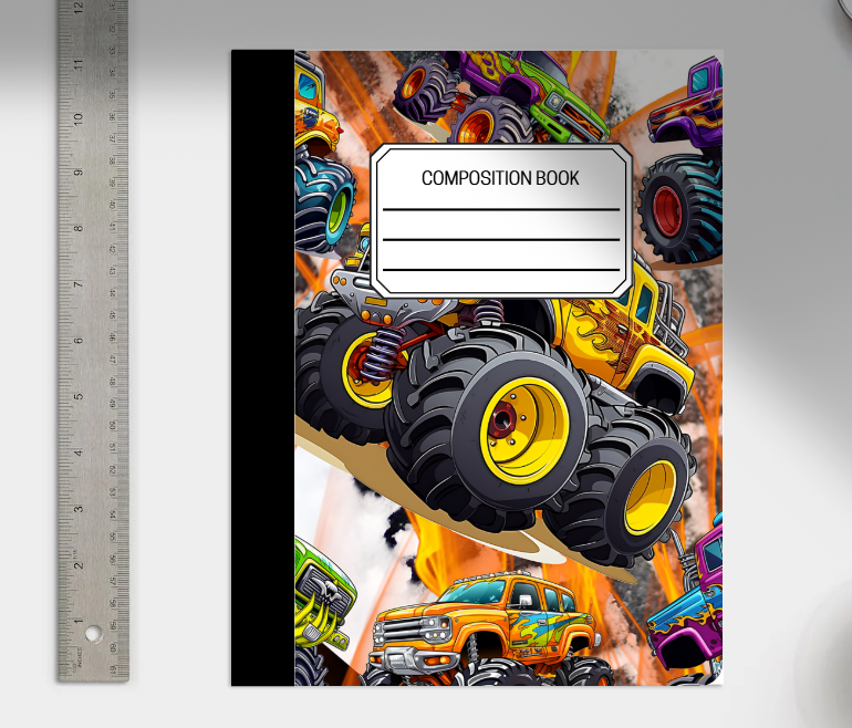 Big Trucks Composition Notebook or Print do It yourself