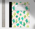 Cactus Composition Notebook or Print do It yourself