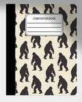 Big Foot Composition Notebook or Print do It yourself