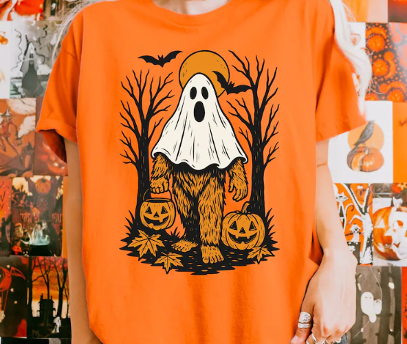Big Foot Ghost DTF Transfer