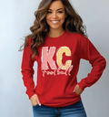Kansas City Football Checkered DTF Transfer