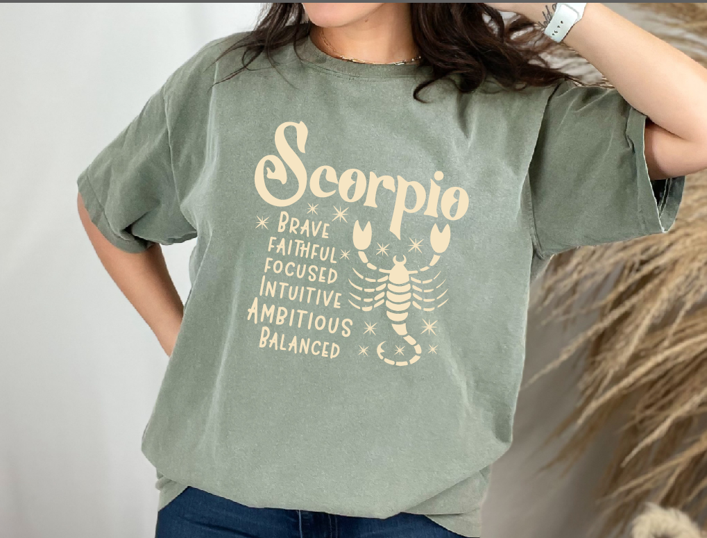 Zodiac Signs DTF Transfer