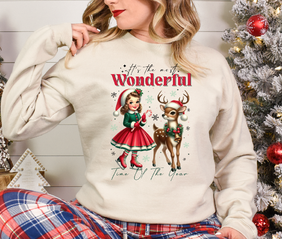 It's the most wonderful time of the year vintage DTF Transfer