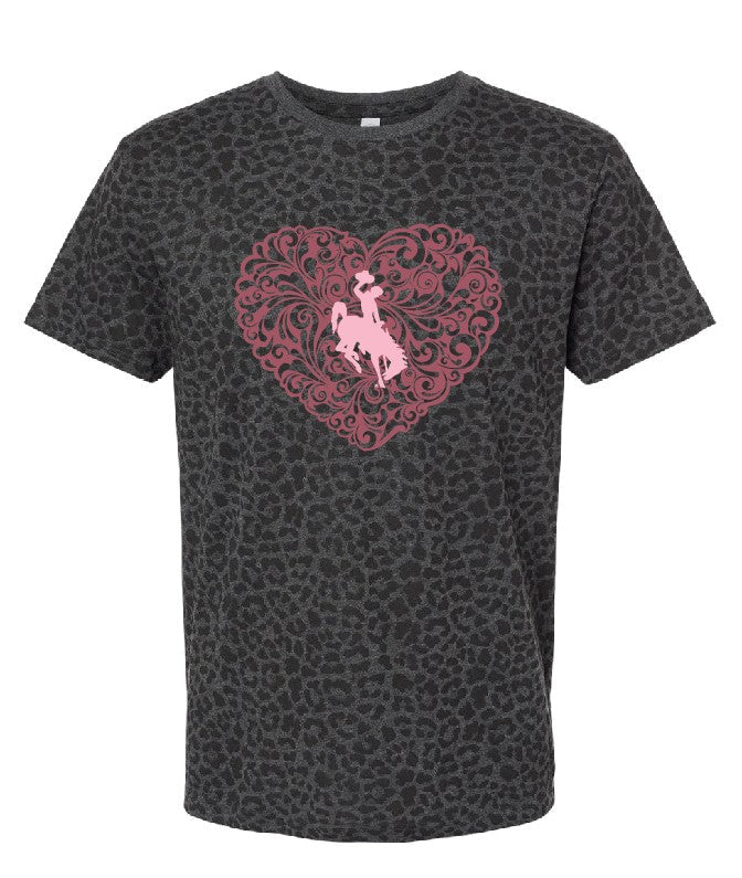 Wyoming Heart and Horse t-shirt