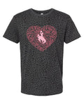 Wyoming Heart and Horse t-shirt