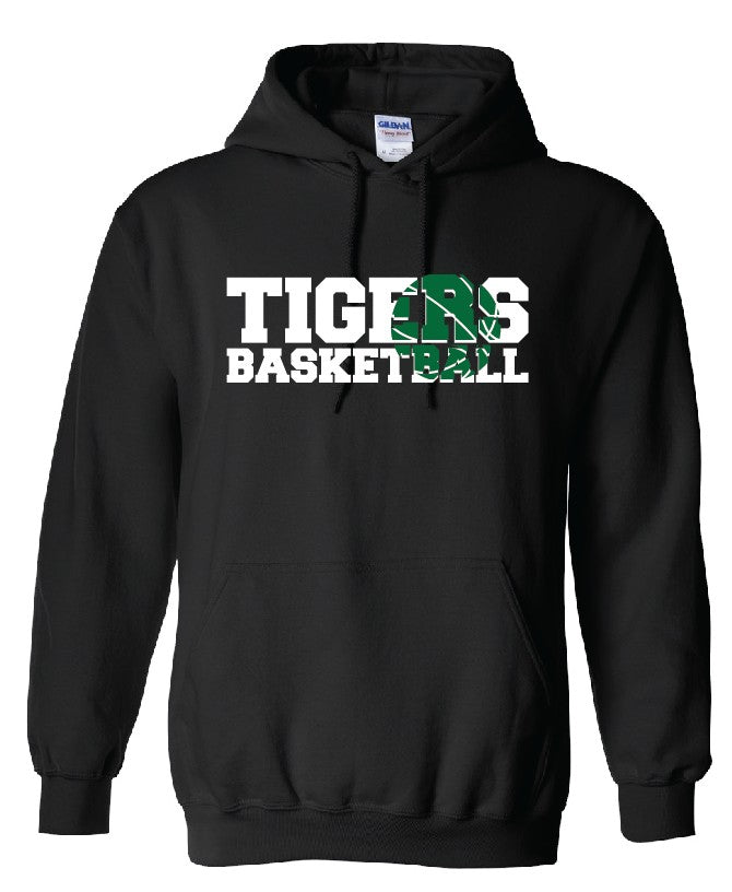 Tiger Basketball Shooting Hoodie in Grey or Black