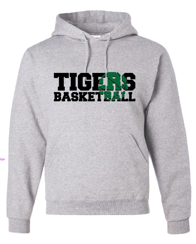Tiger Basketball Shooting Hoodie in Grey or Black