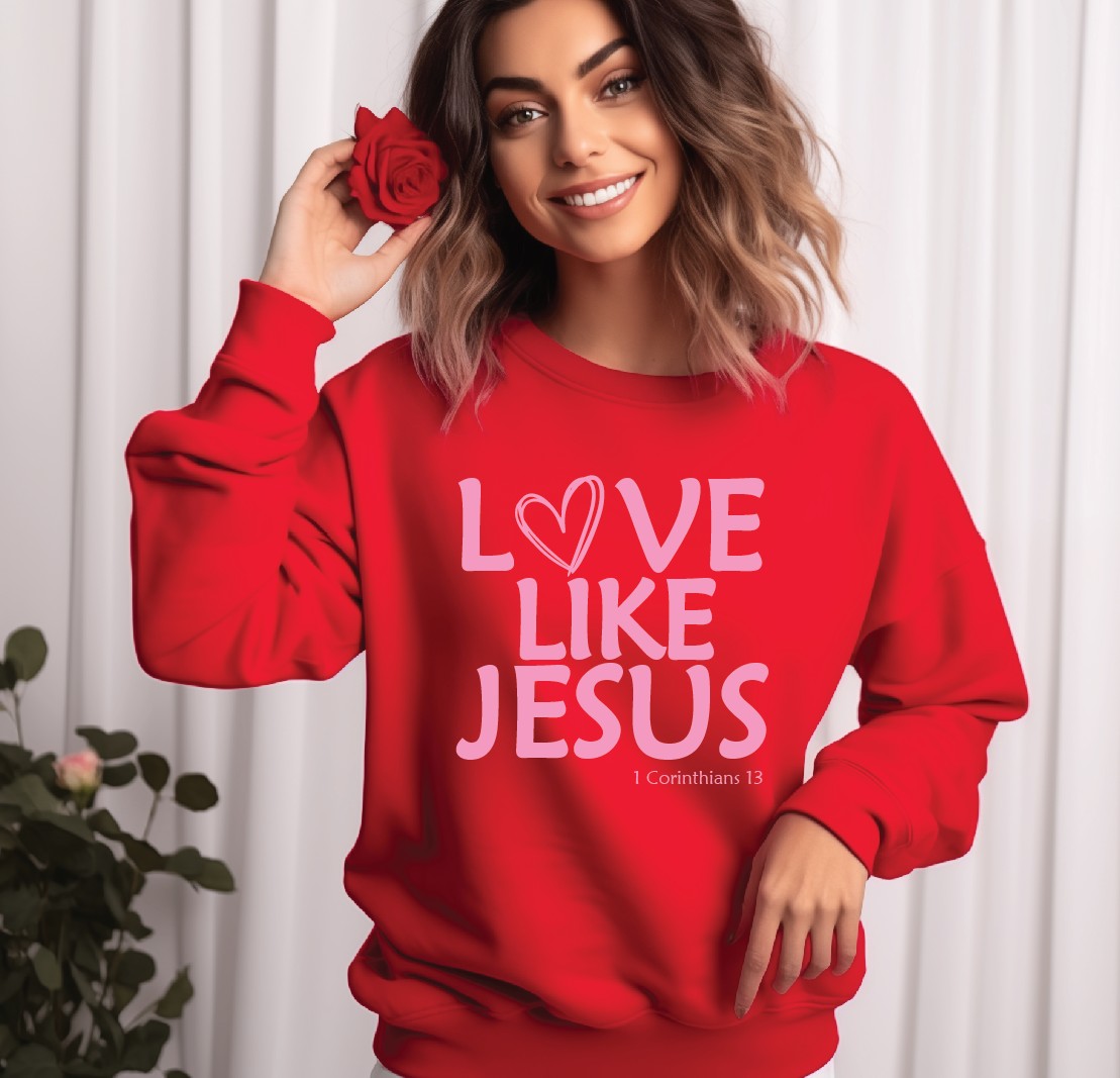 Love like Jesus DTF Transfer