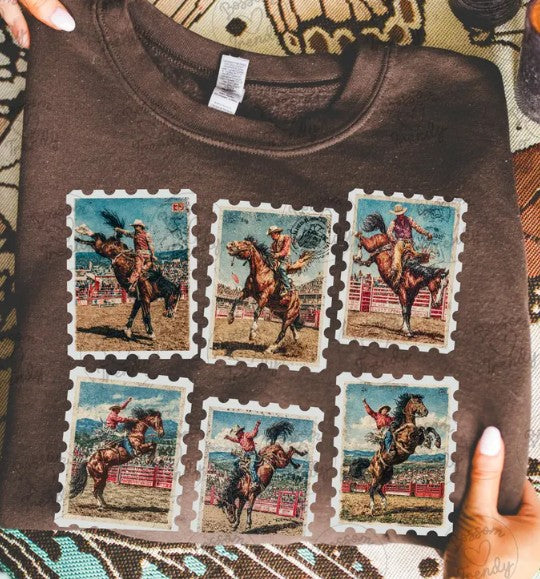 Cowboy Stamp Crewneck