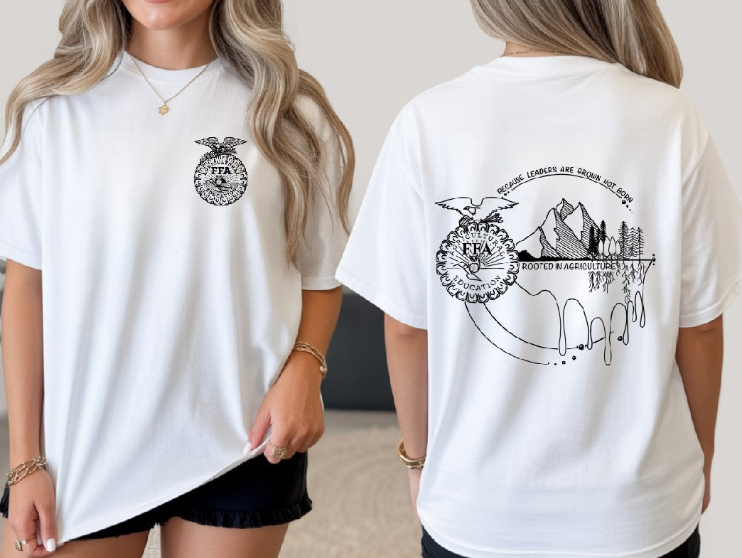 Lander FFA Rooted in Ag. T-shirt or Hoodie