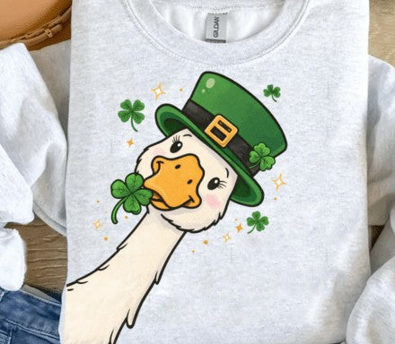 Silly St. Patricks Goose DTF Transfer