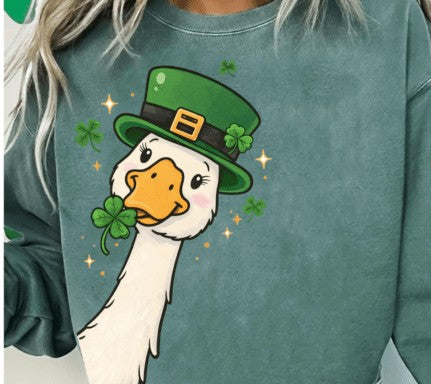Silly St. Patricks Goose DTF Transfer