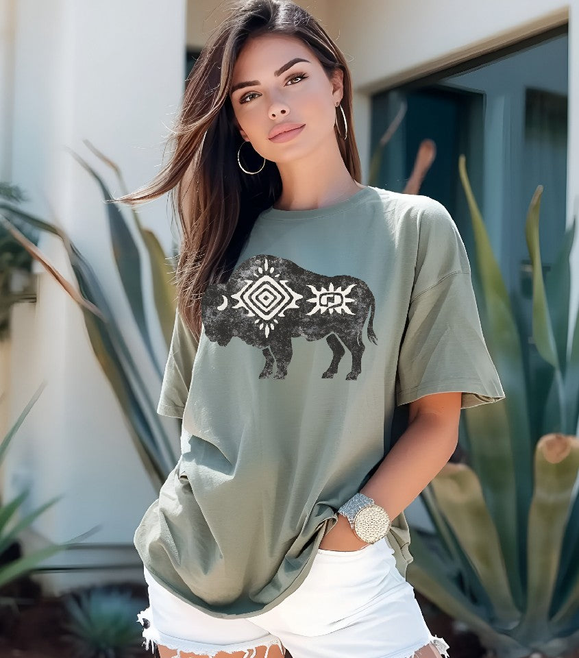 Aztec Buffalo DTF Transfer