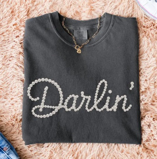 Faux Pearls Darlin' DTF Transfer