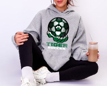 Tiger Soccer Hoodie or T-Shirt