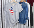 Red, White, And Wyoming Flag T-Shirt