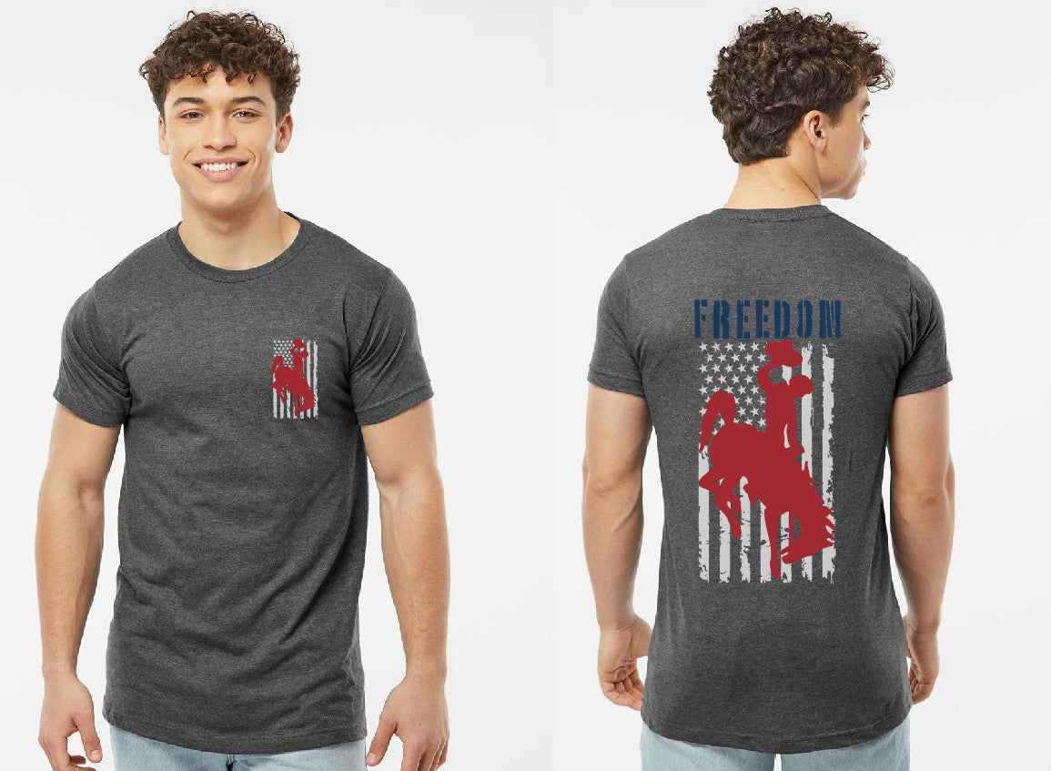 FREEDOM Flag Wyoming T-Shirt