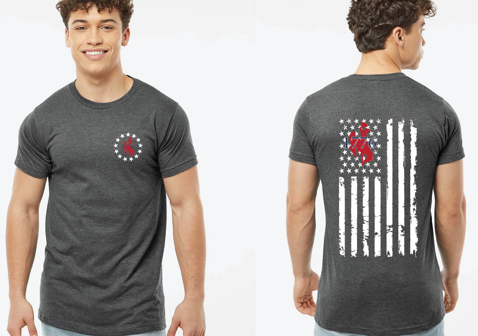 Wyoming 1776 Flag T-Shirt