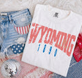 Wyoming 1890 distressed on Comfort Colors T-Shirt