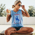 Lander WY Bow Frame on Unisex Comfort Colors Tank Top