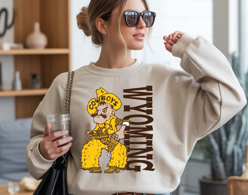 WYOMING Pistol Pete Crewneck