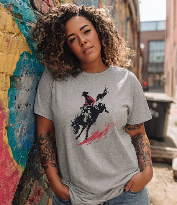 Bucking T-Shirt or Hoodie