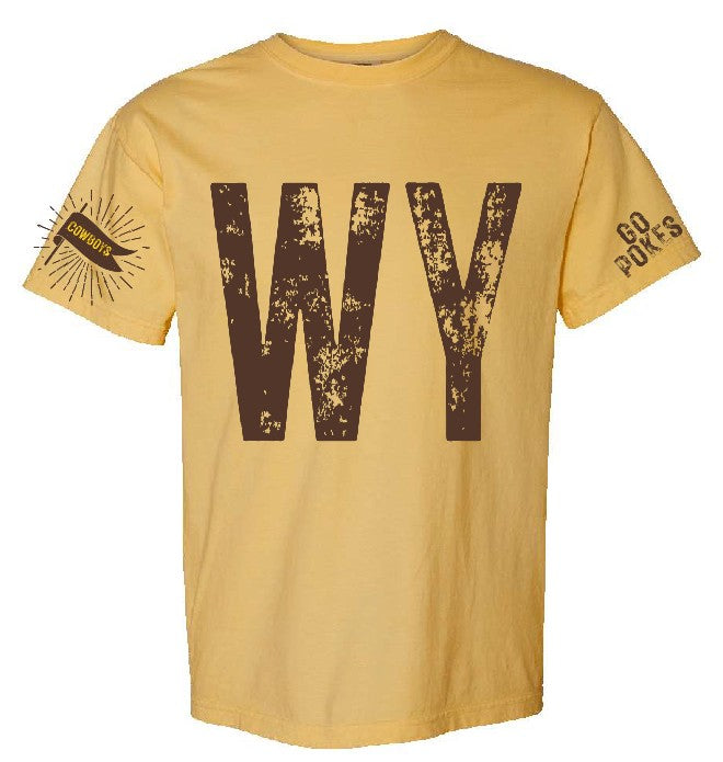 WY distressed Comfort Colors T-Shirt