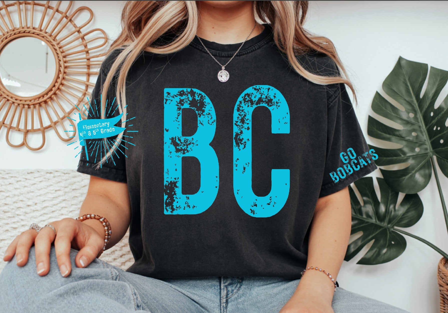 Distressed Game Comfort Colors Shirt pick your local schools