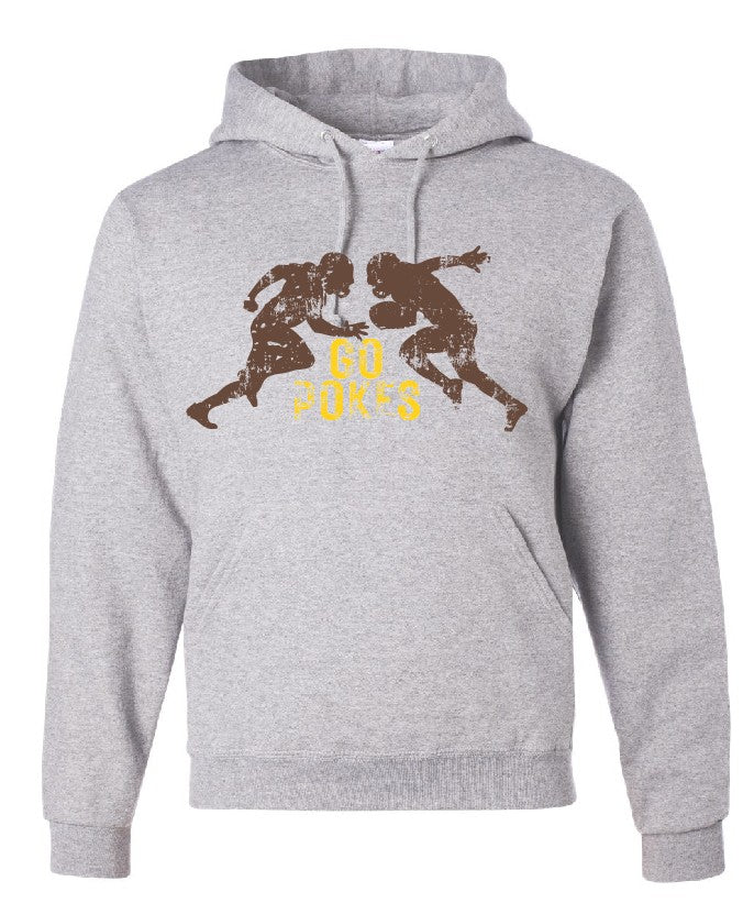 Distressed GO POKE HOODIE