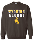 Wyoming Alumni brown crewneck
