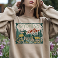 Wyoming elk crewneck