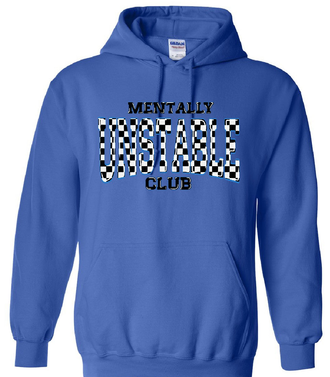 Mentally Unstable Club DTF Transfer